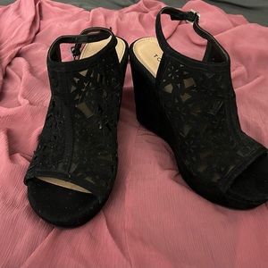 Size 11 Black Torrid Wedges